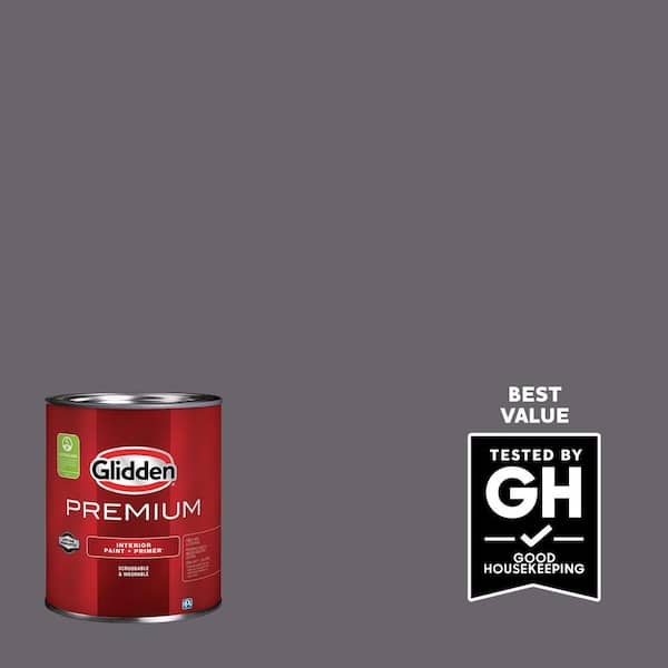 Glidden Premium 1 qt. #PPG1003-6 Cracked Slate Satin Interior Latex Paint