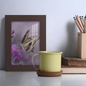 Modern 4 in. x 6 in. Brown Picture Frame