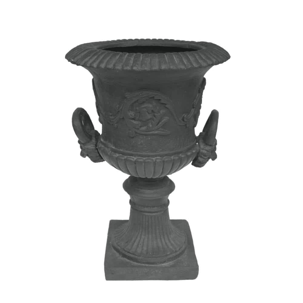 28.25 in. H x 18.75 in. W x 18.75 in. D Antique Gray Magnesium Oxide Garden Urn Planter price history on PriceWatchPro