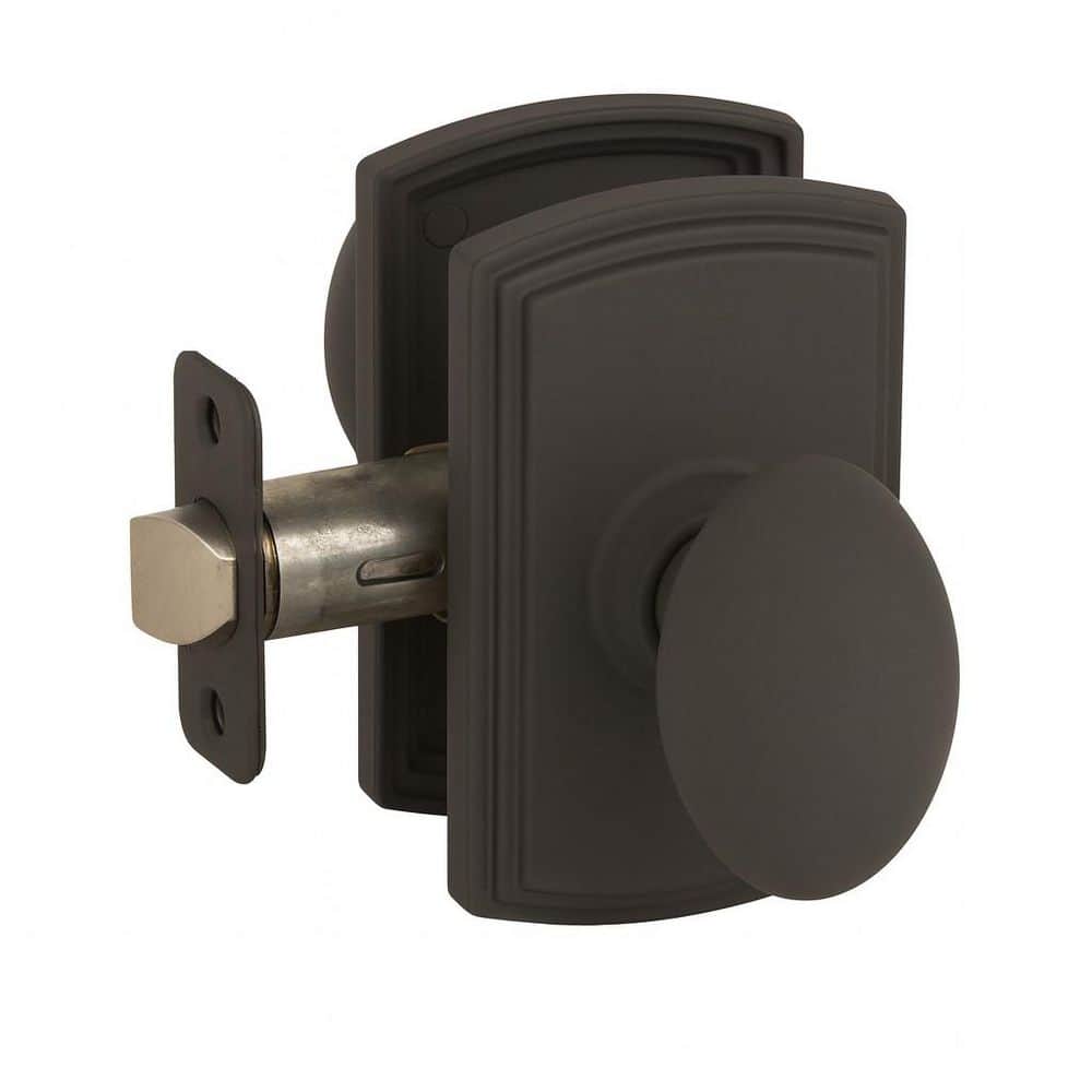 DELANEY HARDWARE Italian Collection Canova Black Hall/Closet Door