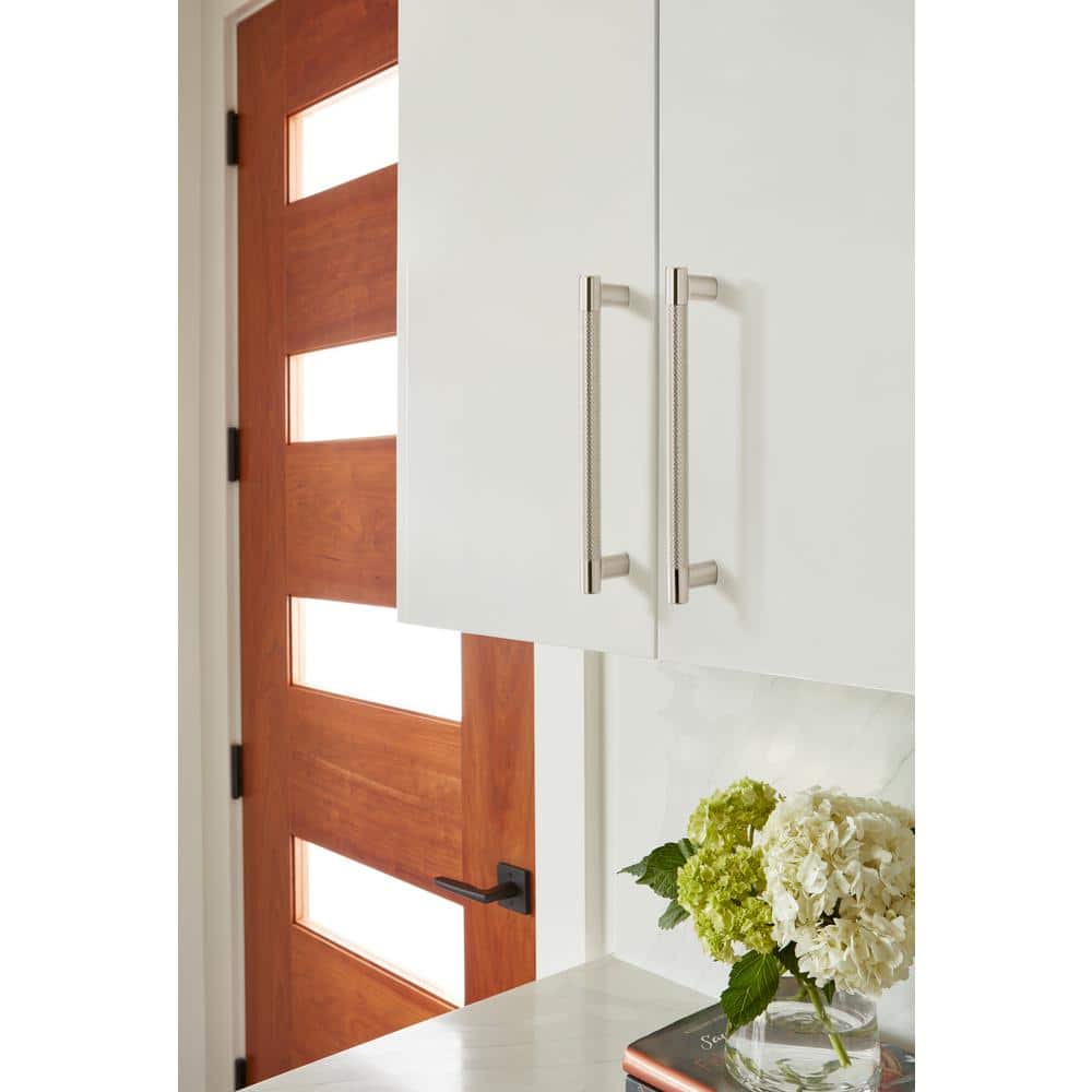 Amerock Bronx 8 inch (203mm) Center-to-Center Satin Nickel Cabinet Pull