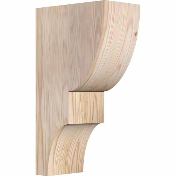 Ekena Millwork 5-1/2 in. x 10 in. x 18 in. Douglas Fir Ridgewood Smooth Corbel