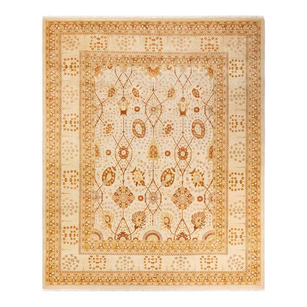 Mogul Ivory 8 ft. x 10 ft. Oriental Wool Indoor Area Rug price history on PriceWatchPro