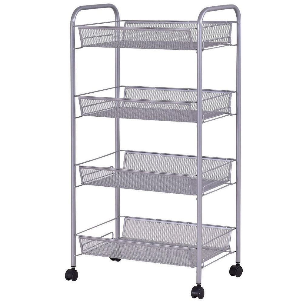 Plastic Storage Cart, Kids Toy Storage Rack, 2/3/4 Tier Cart With Movable  Wheels, Multi-layer Household Storage Basket, Bathroom Storage Cart With  Hooks, Maximize Your Storage Space - Temu Belgium