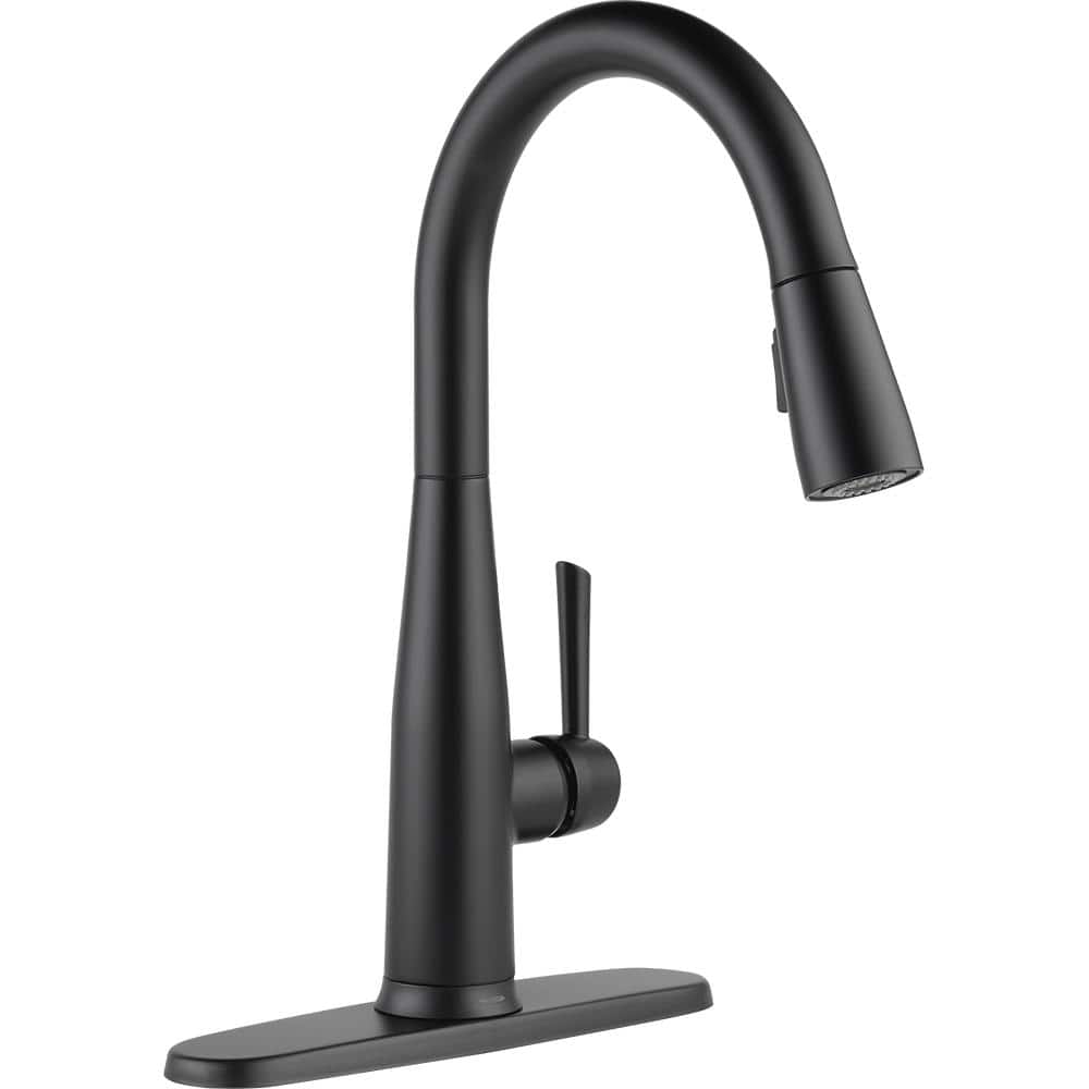 Delta Essa Touch2O Technology Single-Handle Pull-Down Sprayer Kitchen  Faucet with MagnaTite Docking in Matte Black 9113T-BL-DST - The Home Depot