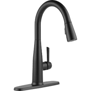Essa Touch2O Technology Single-Handle Pull-Down Sprayer Kitchen Faucet with MagnaTite Docking in Matte Black
