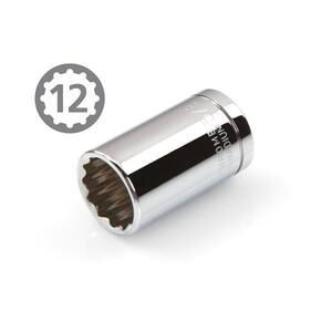 1/2 in. Drive 5/8 in. 12-Point Shallow Socket