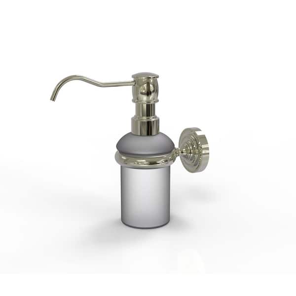 Dottingham Collection Wall Mounted Soap Dispenser in Polished Nickel