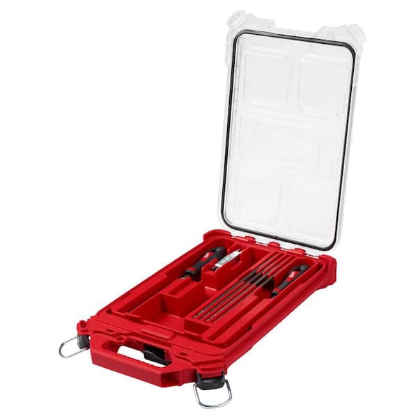 Milwaukee Saw Chain Sharpening Set with PACKOUT Low-Profile