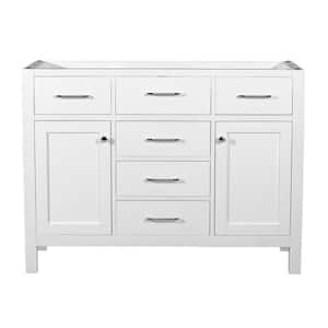 Laguna 48 in. W x 18 in. D x 35 in. H Bath Vanity Cabinet without Top in White