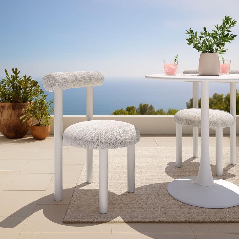 30.9 in.H Beige Solid High Back Armless Dining Chair Set of 2 price history on PriceWatchPro