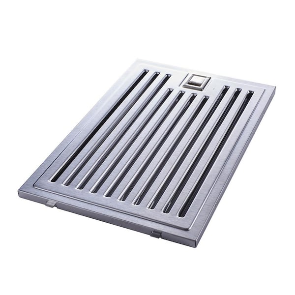 Winflo 13.54 in. X 8.85 in. Stainless Steel Baffle Filter for Range Hood