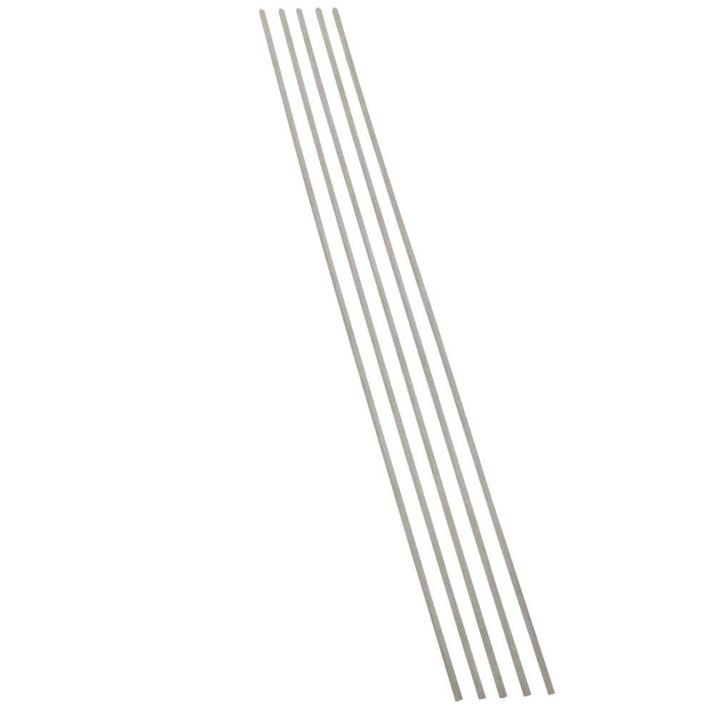 PALISADE Polar Frost 94 in. Vinyl Backsplash Accessory L Trim(5-Pack ...