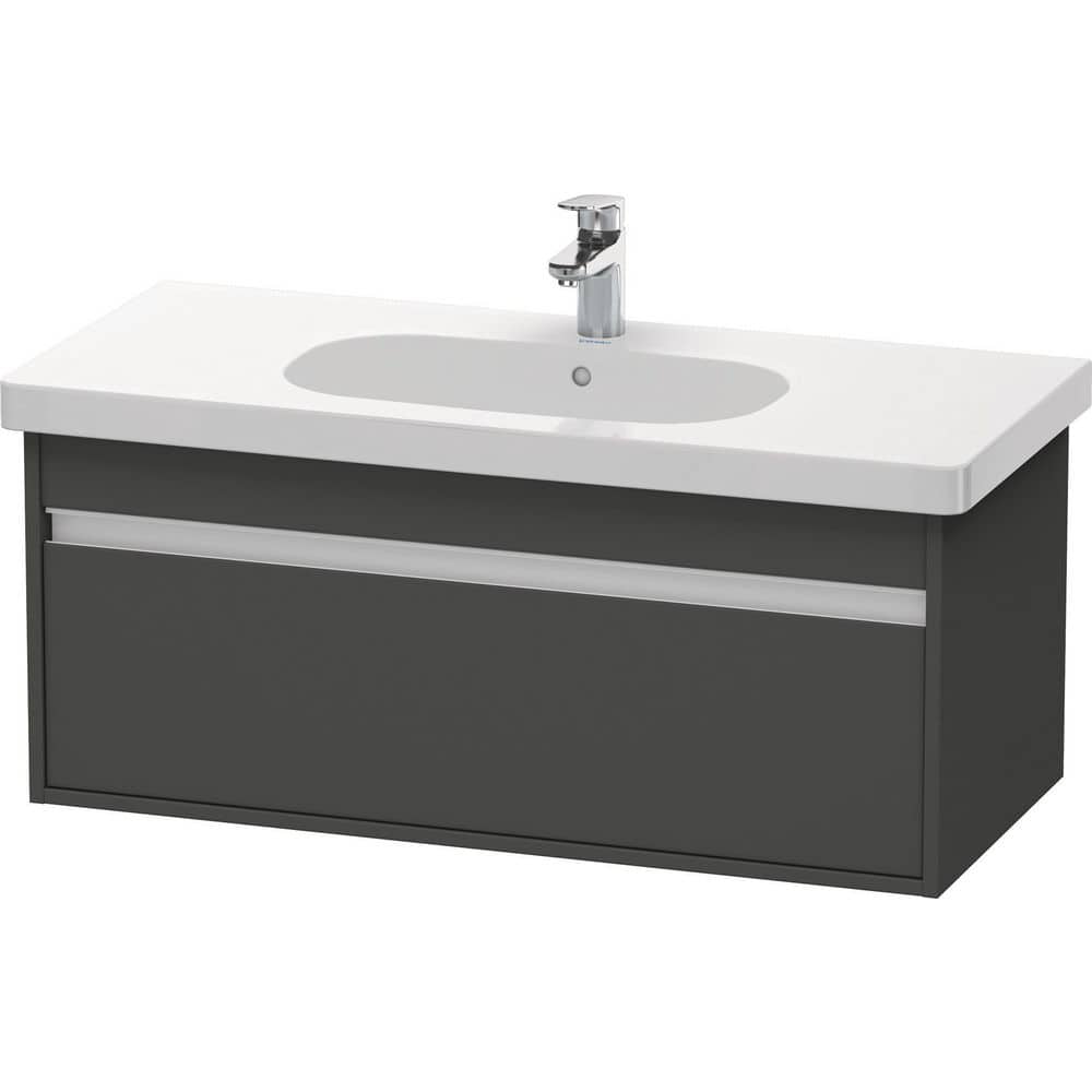 Duravit Ketho 17.88 in. W x 39.38 in. D x 16.13 in. H Bath Vanity Cabinet without Top in Graphite, Grey -  KT666804949