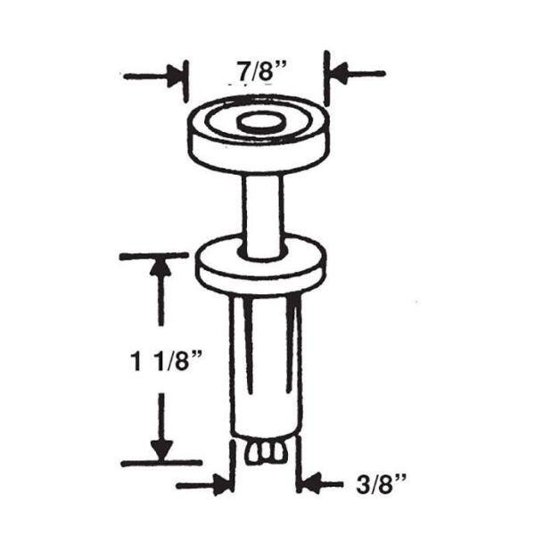 Bifold Closet Door Top Guide Wheel Rollers Dandk Organizer