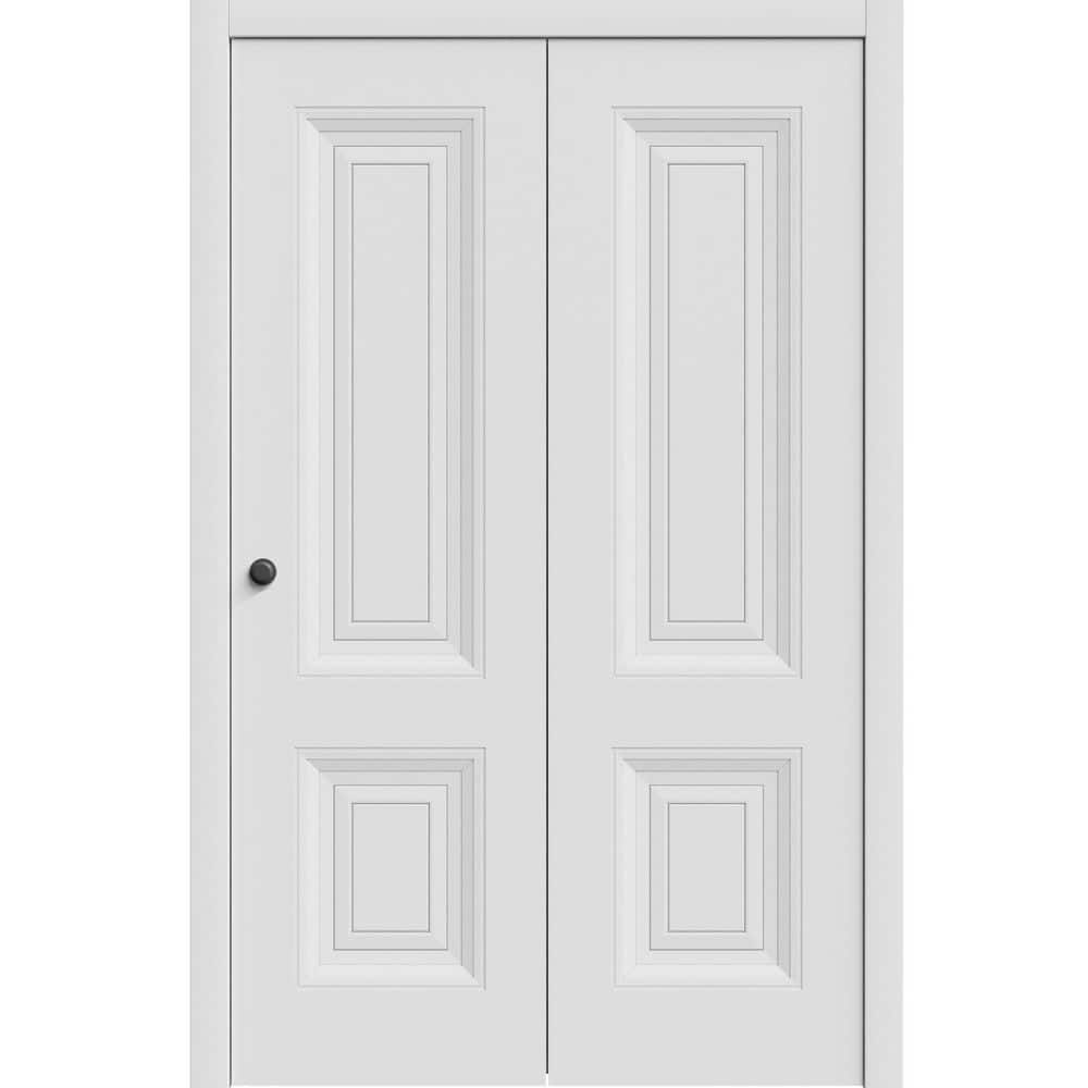 7422 84 in. x 96 in. Sold Core White Color Wood Bi-fold Door with Hardware price history on PriceWatchPro