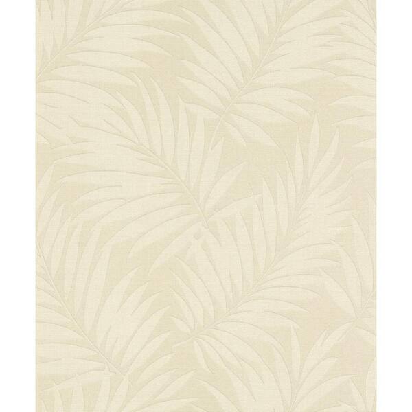 Advantage Edomina Beige Palm Vinyl Strippable Roll (Covers 55 sq. ft.)