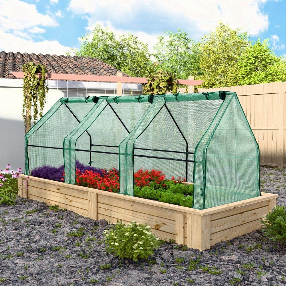 EAGLE PEAK 95 in. W x 36 in. D x 36 in. H Garden Low Mini Tunnel