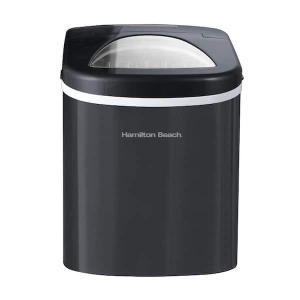 Ice Maker Black Stainless Steel