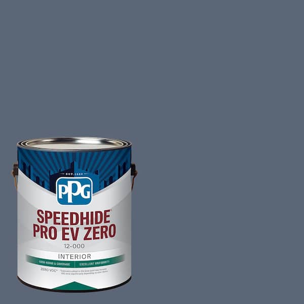 PPG Speedhide Pro EV Zero 1 gal. PPG1042-6 Blue Zephyr Eggshell Interior Paint