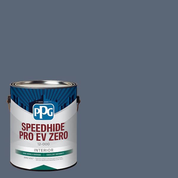PPG Speedhide Pro EV Zero 1 gal. PPG1042-6 Blue Zephyr Semi-Gloss Interior Paint