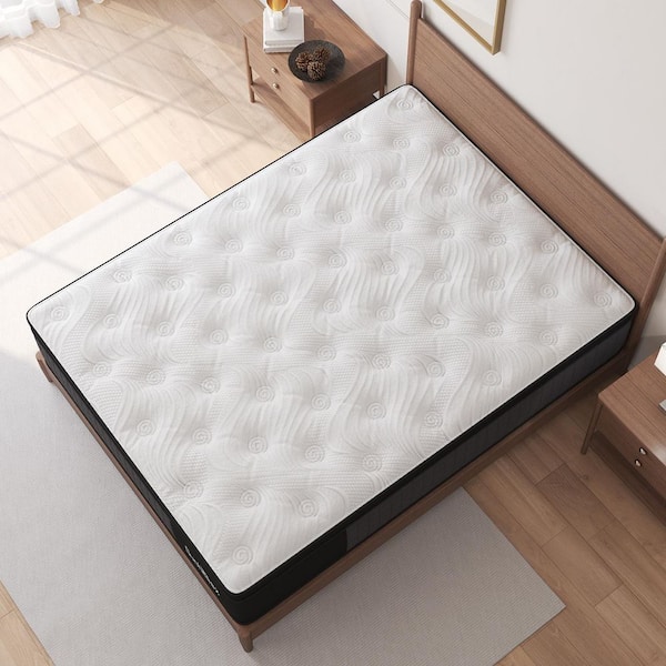 Queen Medium Firm Hybrid 12 in. Euro Top Support and Bed-in-a-Box Mattress