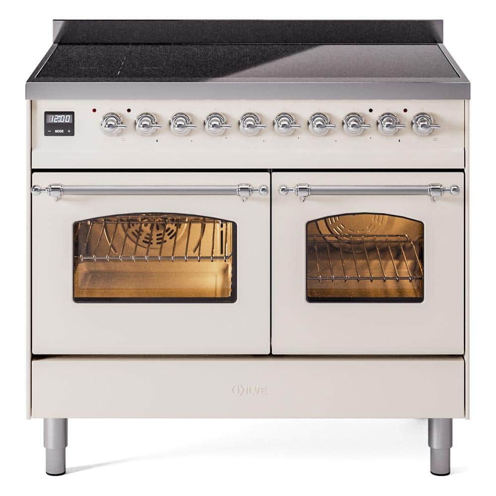 tradition et innovation PâtissierVol.2 ILVE Nostalgie II 40 in. 6 Zone Freestanding Induction Range in