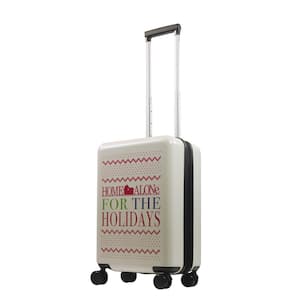 Home Alone 22 .5 in. Carry-On Luggage Suitcase White