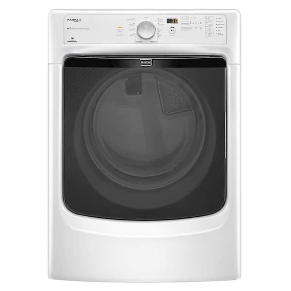 Maytag Maxima X 7.4 cu. ft. Gas Dryer with Steam in White