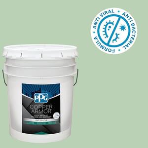 5 gal. PPG1130-4 Lime Taffy Eggshell Antiviral and Antibacterial Interior Paint with Primer