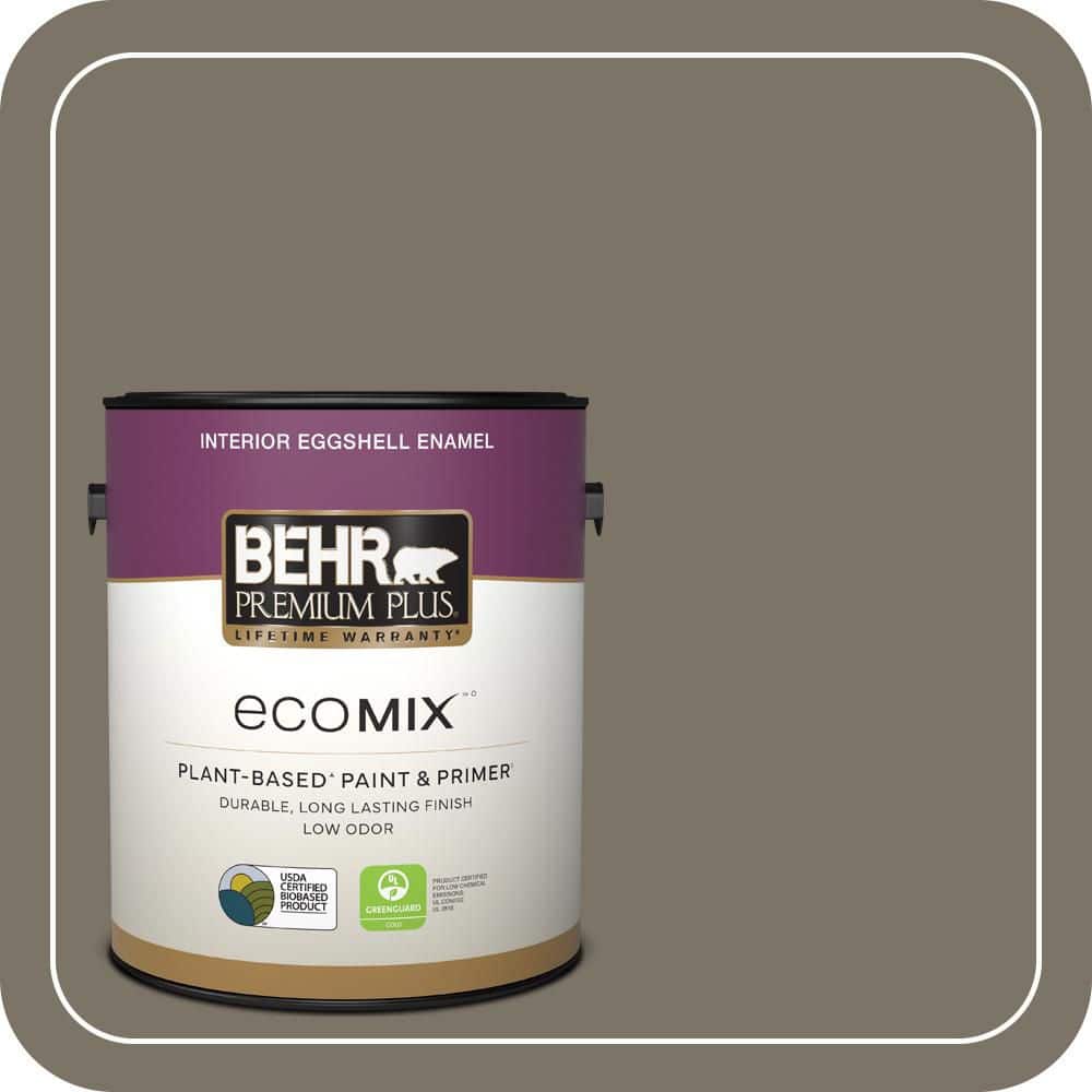 1 gal. #QE-38 Rooftop Garden Eggshell Enamel EcoMix Plant-Based Interior Paint & Primer price history on PriceWatchPro