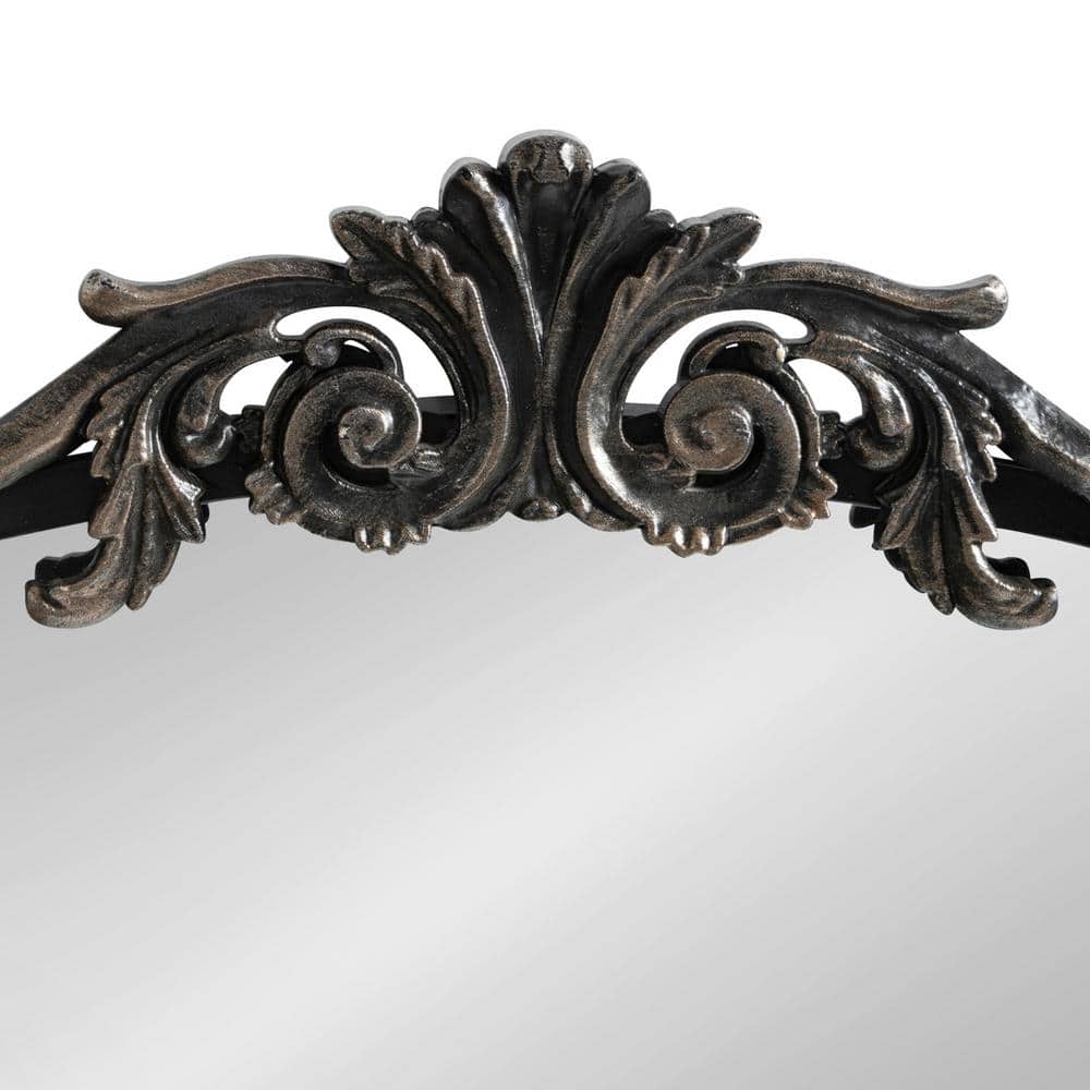 Arendahl Antique Black Baroque-Inspired Arch Wall Mirror