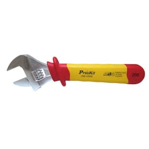 8 in. VDE 1000-Volt Insulated Adjustable Wrench