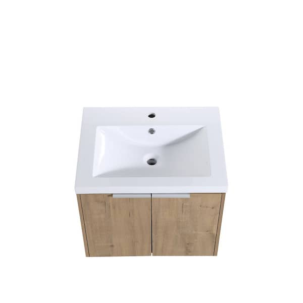 CASAINC 18.1 in. W x 23.6 in. D x 19.3 in. H in Brown with White Top