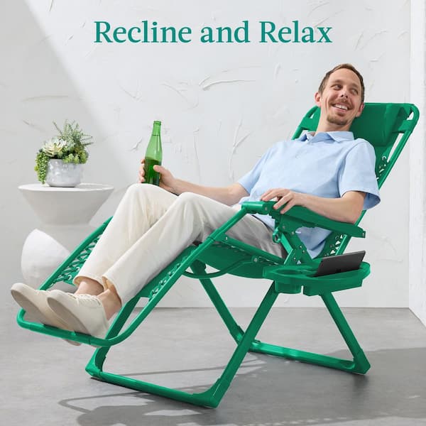 Best Choice Products Emerald Metal Zero Gravity Folding Beach