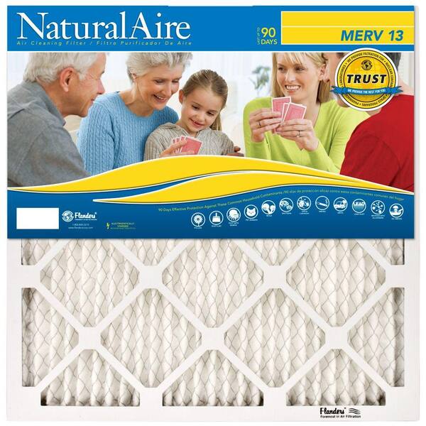 NaturalAire 16 x 25 x 1 Elite Pleated Air Filter MERV 13 - FPR 10 Air Filter