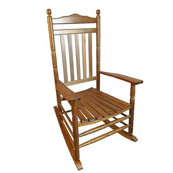 Sudzendf Wood Durable Oak Outdoor Rocking Chair for Indoor and Outdoor