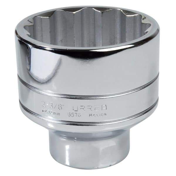 URREA 3/4 in. Drive 12 Point 2-1/4 in. Chrome Socket