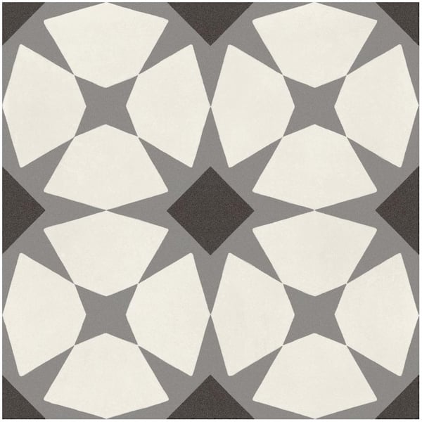 Marazzi D_Segni Starlit Smoke Blend 4 in. x 4 in. Glazed Porcelain Floor and Wall Sample Tile