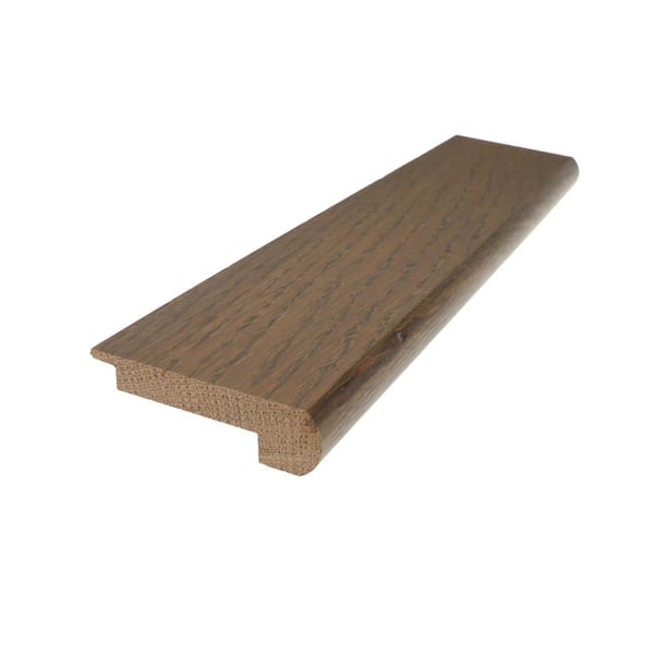 Theron 0.27 in. T x 2.78 in. W x 78 in. L Hardwood Stair Nose Molding