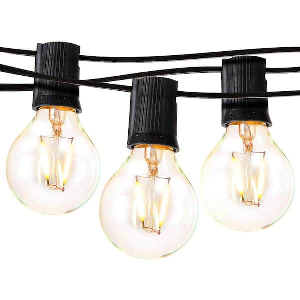 Brightech Waterproof Outdoor 26 ft. Solar Globe Bulb LED String Light