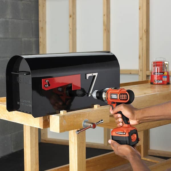 BLACK+DECKER 12V NiCd Cordless 3/8 in. Smart Select Drill with Battery  1.5Ah and Charger SS12C - The Home Depot