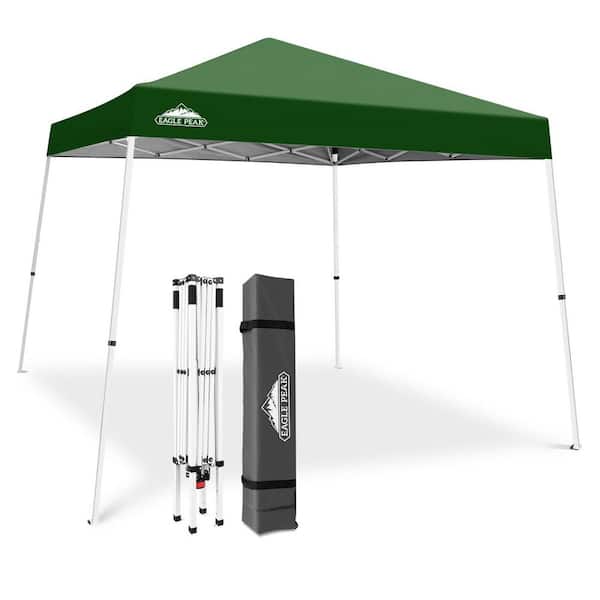EAGLE PEAK 10 ft. W x 10 ft. D Slant Leg Pop-Up Canopy Tent
