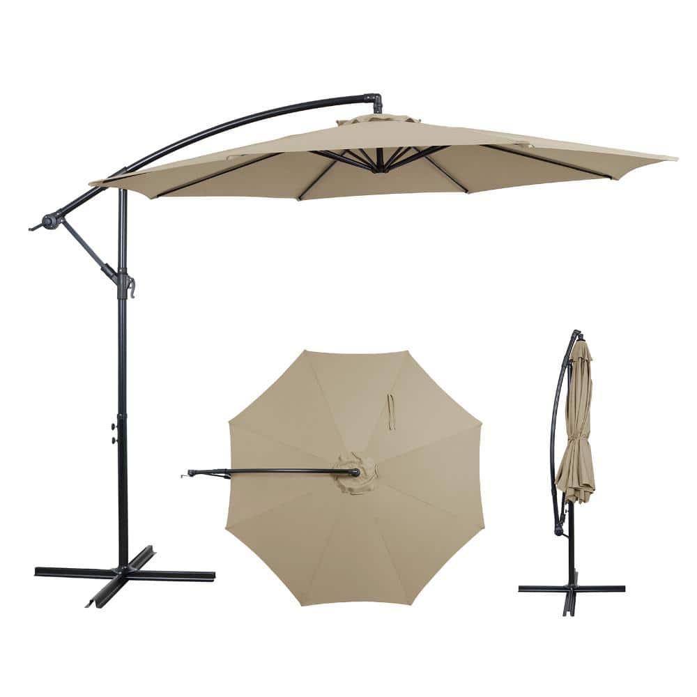 10 ft. Aluminum Cantilever Residential Tilt Patio Umbrella price history on PriceWatchPro