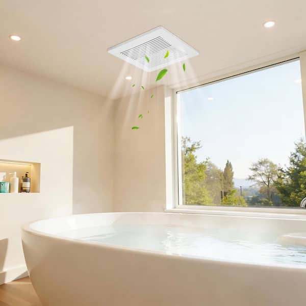 50-80-110 CFM Bathroom Exhaust Fan, Bathroom Vent, Low-Noise, Premium Motor Ceiling Fan Standard 4 in. Duct Interface