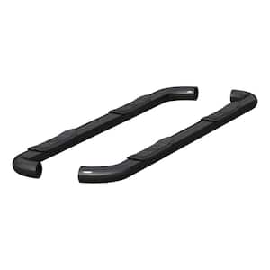 3-Inch Round Black Stainless Steel Nerf Bars, No-Drill, Select Dodge, Ram 1500, 2500, 3500