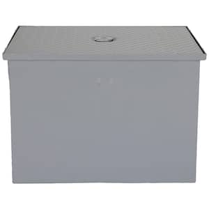 33 in. x 23 in. Steel Grease Trap with 3 in. No Hub Inlet