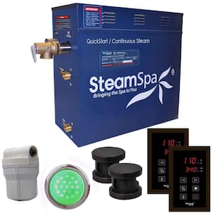 Royal 12kW QuickStart Steam Bath Generator Package in Polished Oil Rubbed Bronze