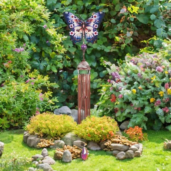 FC Design 23Long Butterfly-Flower Wind Chime GSC9932272 - The Home