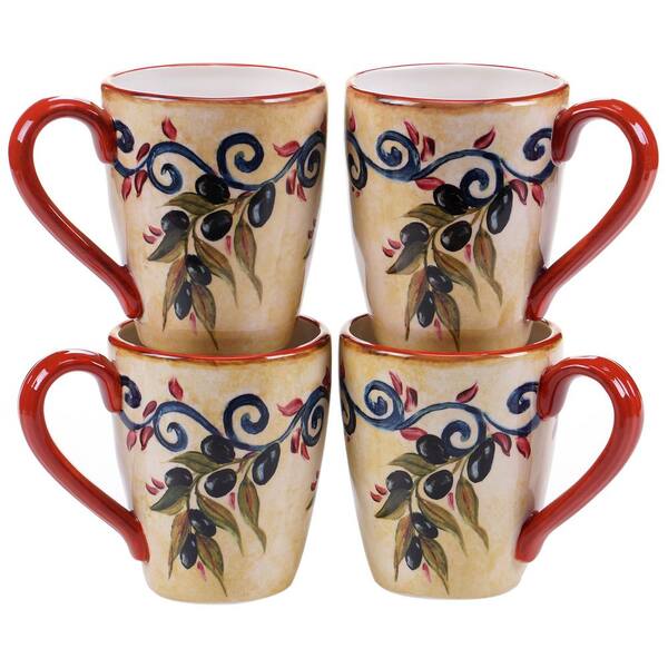 Certified International Umbria 22 oz. Mug (Set of 4)